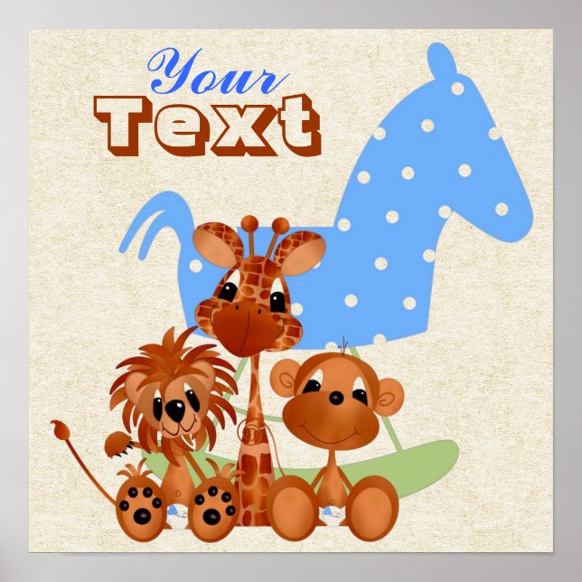 Personalisieren Sie große Leinwand-Jungfrauen Poster (Vorne)