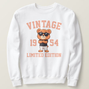 personalisieren Sie Herren Vintage Geburtstag Geb Sweatshirt