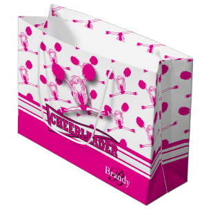 Personalisieren Sie Hot Pink 📣 Cheerleader Große Geschenktüte