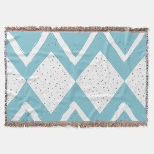 Personalisieren Sie Ihr Beach House Gray Zig Zag Decke