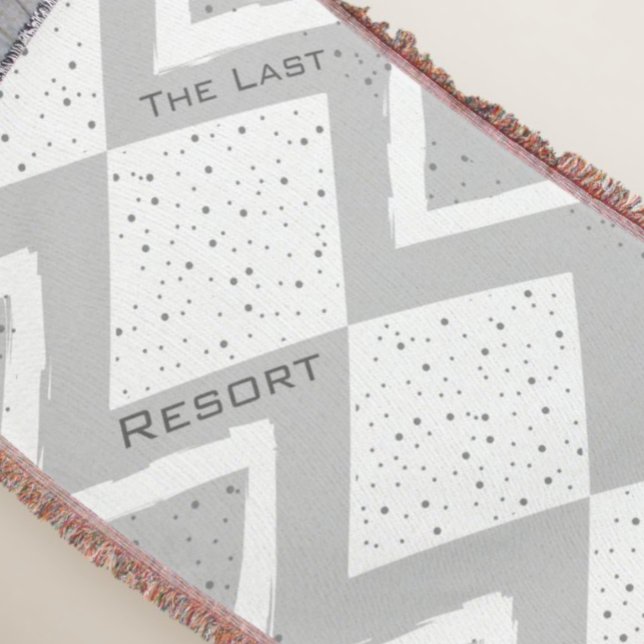 Personalisieren Sie Ihr Beach House Gray Zig Zag Decke (Von Creator hochgeladen)