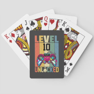 Personalisieren Sie Ihr eigenes Kostüm Level freig Spielkarten