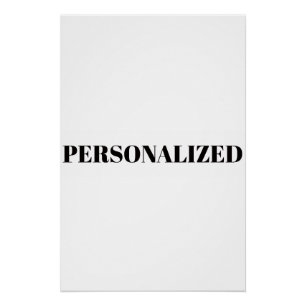 Personalisieren Sie Ihr Eigenes Poster