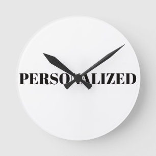 Personalisieren Sie Ihr Eigenes Runde Wanduhr