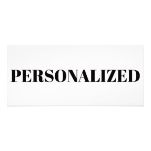 Personalisieren Sie Ihr Eigenes Werbekarte