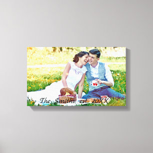 Personalisieren Sie Ihr Fav Wedding Foto auf Leinwanddruck