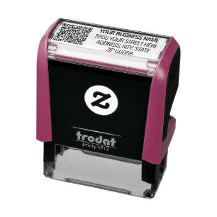Personalisieren Sie Ihr QR-Code-Adresse-Stempel-Be Permastempel