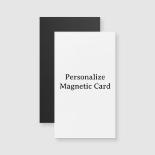Personalisieren Sie Ihre 3,5" x 2" Magnetkarte