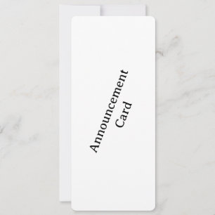 Personalisieren Sie Ihre abgerundete 4" x 9,25" Ankündigung