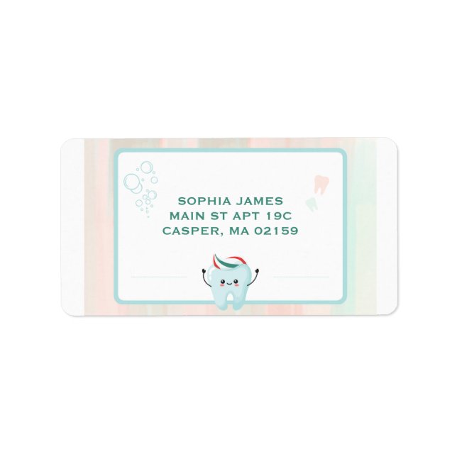 Personalisieren Sie Ihre E-Mail mit einem lustigen Adressaufkleber (Vorne)