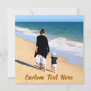 Personalisieren Sie Ihre Fotokarte mit individuell Mitteilungskarte