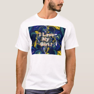 Personalisieren Sie Ihre Liebe Unendlichkeit: Ich  T-Shirt