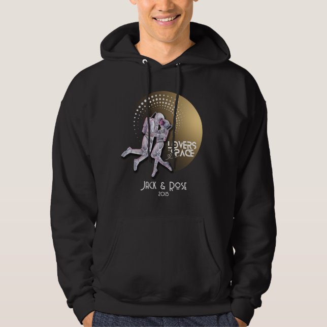 Personalisieren Sie Ihre Liebhaber im Raumdesign Hoodie (Vorderseite)