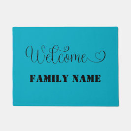 personalisieren Sie Ihre Nachricht auf einem Willk Fußmatte