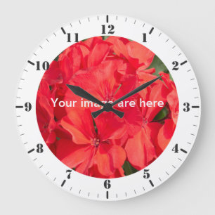 Personalisieren Sie Ihre persönlichen Daten mit S Große Wanduhr