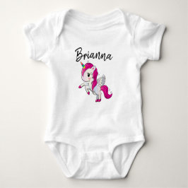 Personalisieren Sie Ihren eigenen Einhorn-Baby-Bod Baby Strampler