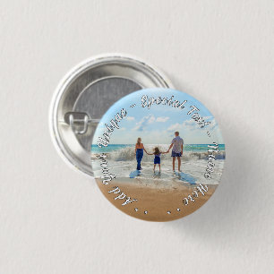Personalisieren Sie Ihren Foto-Button-Geschenk-Tex Button