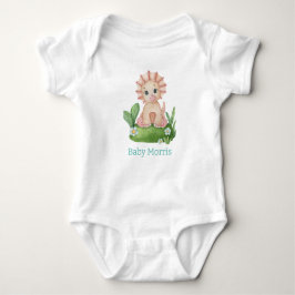 Personalisieren Sie Ihren kleinen Dino Stil! Baby Strampler