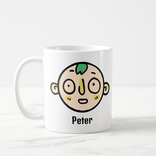Personalisieren Sie Ihren Namen mit einem lustigen Kaffeetasse (Links)