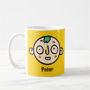Personalisieren Sie Ihren Namen mit einem lustigen Kaffeetasse