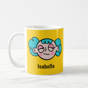 Personalisieren Sie Ihren Namen mit einem lustigen Kaffeetasse