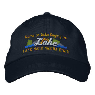 Personalisieren Sie Ihren Stickereinamen LAKE oder Bestickte Baseballkappe