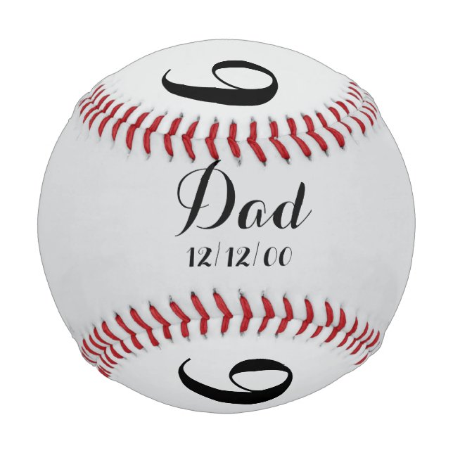 Personalisieren Sie Ihren Text  Baseball (Rückseite)