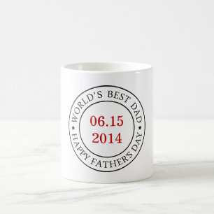 Personalisieren Sie individualisierbares Datum - H Tasse