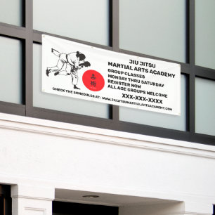 Personalisieren Sie Jiu Jitsu Kampfsportschule Ges Banner