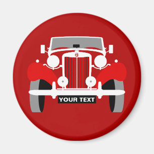 Personalisieren Sie klassisches britisches Sportwa Magnet