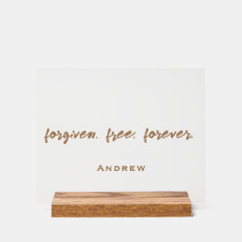 Personalisieren Sie Kostenvoranschlag modern Chris Acrylschild