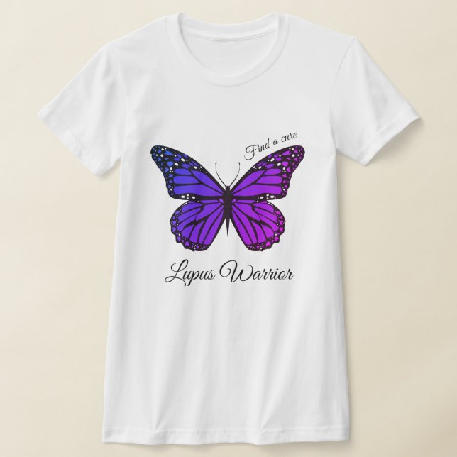Personalisieren Sie Lupus Unterstützung Hübscher L T-Shirt (Ablage )