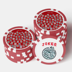 Personalisieren Sie MahJong-Kacheln (Symbole) auf Pokerchips