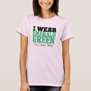 Personalisieren Sie mich mit grün-grün-grünem Lebe T-Shirt