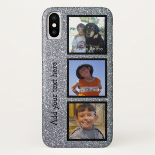 Personalisieren Sie mit Fotos und falschem Silberg Case-Mate iPhone Hülle