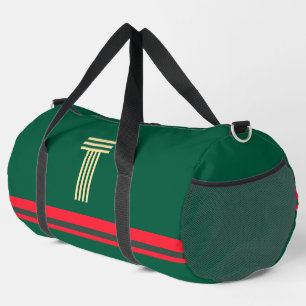 Personalisieren Sie mit Ihrem anfänglichen grünen Duffle Bag