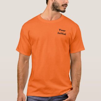 Personalisieren Sie mit Ihrem Anfangsbuchstaben Or T-Shirt