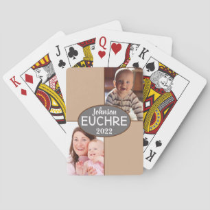 Personalisieren Sie mit Ihrem eigenen Foto & Name Spielkarten