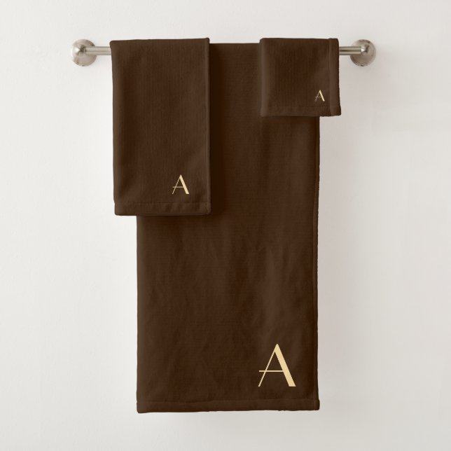 Personalisieren Sie mit Ihrem ersten DK Brown Badhandtuch Set (Insitu)