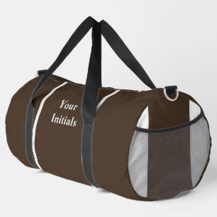 Personalisieren Sie mit Ihren Initialen dk Brown Duffle Bag