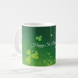 Personalisieren Sie Name und Foto St. Patrick's Da Kaffeetasse