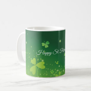 Personalisieren Sie Name und Foto St. Patrick's Da Kaffeetasse