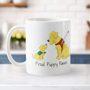 Personalisieren Sie Niedlichen Guide Hund und in d Kaffeetasse