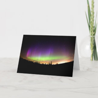 Personalisieren Sie Northern Lights Aurora Boreali Karte