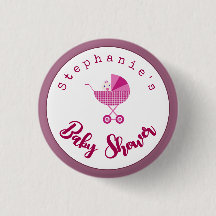 Personalisieren Sie Pink Carriage Baby Dusche Gefa