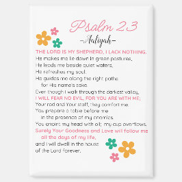 Personalisieren Sie Psalm 23-NIV Bibelbibliotheken Magnet