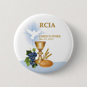 Personalisieren Sie, RCIA Gratulation Katholisches Button