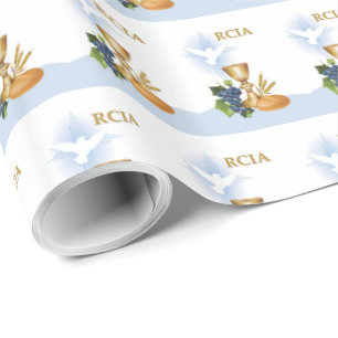 Personalisieren Sie, RCIA Gratulation Katholisches Geschenkpapier