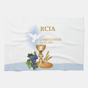 Personalisieren Sie, RCIA Gratulation Katholisches Handtuch