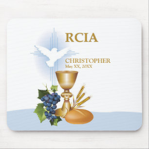 Personalisieren Sie, RCIA Gratulation Katholisches Mousepad